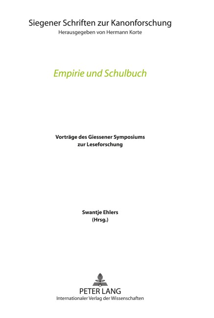 Empirie und Schulbuch - 