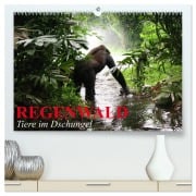 Regenwald ¿ Tiere im Dschungel (hochwertiger Premium Wandkalender 2026 DIN A2 quer), Kunstdruck in Hochglanz - Elisabeth Stanzer