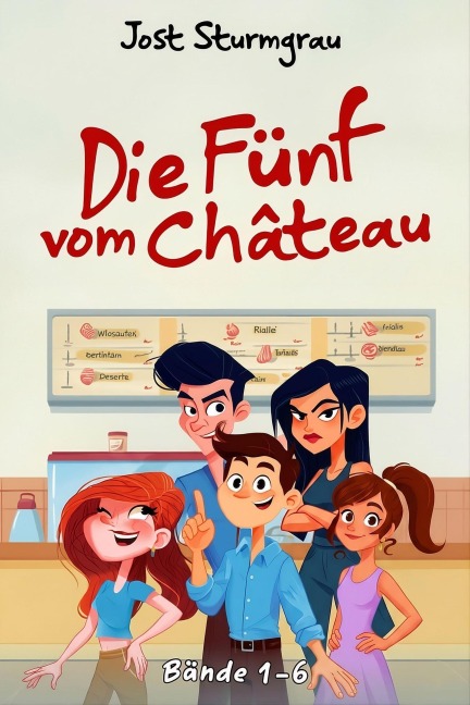 Die Fünf vom Château: Die Gestrandeten Sammelband (Bände 16) - Jost Sturmgrau