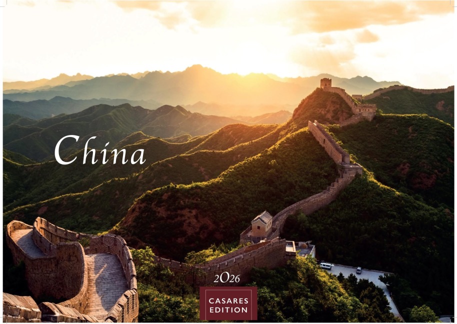 China Kalender 2026 - Wandkalender | Fotokalender Asien 35x50cm Grosses Format - Wundervolle Landschaften | Tradition und Moderne in 12 faszinierenden Fotos - 