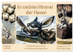 Cover-Bild zum Titel 'Im siebten Himmel der Hasen (Wandkalender 2026 DIN A2 quer), CALVENDO Monatskalender' von 'Eva Ola Feix'