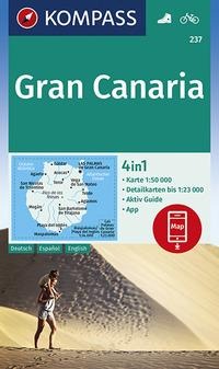 KOMPASS Wanderkarte 237 Gran Canaria 1:50.000 - 