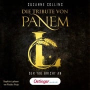 Cover-Bild zum Titel 'Die Tribute von Panem L. Der Tag bricht an' von 'Suzanne Collins'