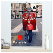 Cover-Bild zum Titel 'Meine Roller Vesparade (hochwertiger Premium Wandkalender 2026 DIN A2 hoch), Kunstdruck in Hochglanz' von 'Peter Roder'