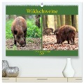Wildschweine - Tiere aus unseren Wäldern (hochwertiger Premium Wandkalender 2025 DIN A2 quer), Kunstdruck in Hochglanz - Arno Klatt