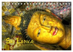Cover-Bild zum Titel 'Sri Lanka - Tempel, Tee und Elefanten (Tischkalender 2026 DIN A5 quer), CALVENDO Monatskalender' von 'Dirk Stamm'