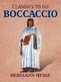 Cover-Bild zum Titel 'Boccaccio' von 'Hermann Hesse'