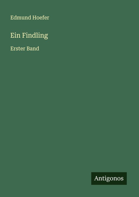 Ein Findling - Edmund Hoefer