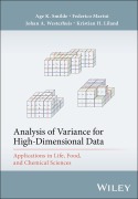 Cover-Bild zum Titel 'Analysis of Variance for High-Dimensional Data' von 'Age K. Smilde, Federico Marini, Johan A. Westerhuis, Kristian Hovde Liland'