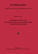 Cover-Bild zum Titel 'Untersuchungen zum Vokabular und zur Metrik in den Hymnen des Synesios' von 'Helmut Seng'