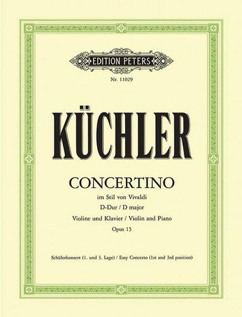 Concertino D-Dur op. 15 - Ferdinand Küchler