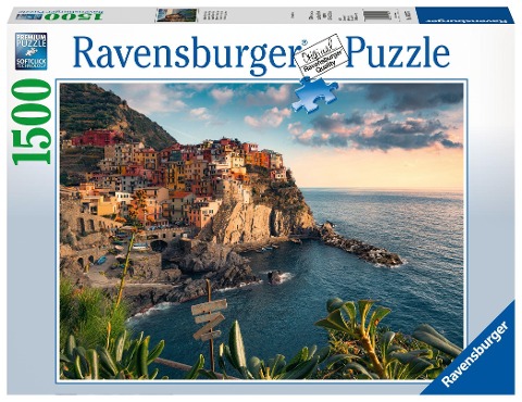 Blick auf Cinque Terre 1500 Teile Puzzle - 