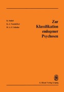 Cover-Bild zum Titel 'Zur Klassifikation endogener Psychosen' von ''