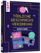 Cover-Bild zum Titel 'Krimi al dente - Bunte 90er: Tödliche Geschmacksverirrung' von 'Sara Rehm, Joel Müseler'