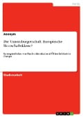Cover-Bild zum Titel 'Die Unionsbürgerschaft: Europäische Herrschaftsklasse?' von ''