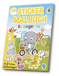 Cover-Bild zum Titel 'Mal- & Stickerbuch: Kindergarten' von ''