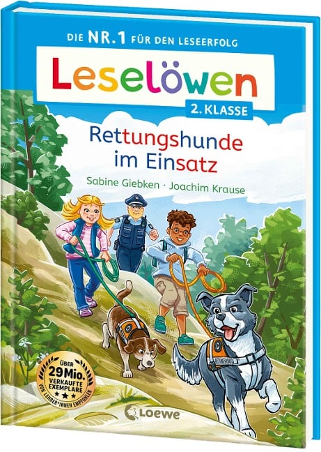 Leselöwen 2. Klasse - Rettungshunde im Einsatz - Sabine Giebken