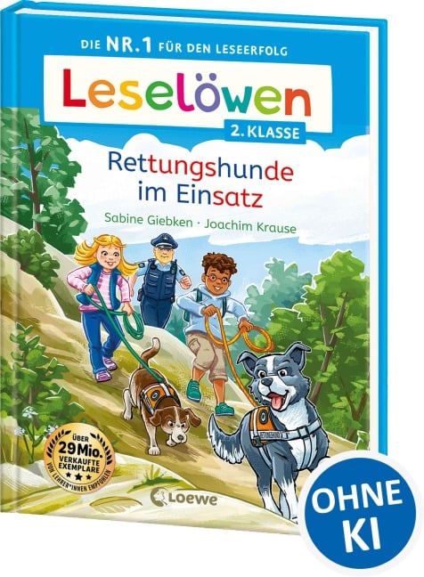 Leselöwen 2. Klasse - Rettungshunde im Einsatz - Sabine Giebken