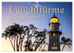 Cover-Bild zum Titel 'Leuchttürme - maritime Wegweiser (Wandkalender 2026 DIN A2 quer), CALVENDO Monatskalender' von 'Peter Roder'
