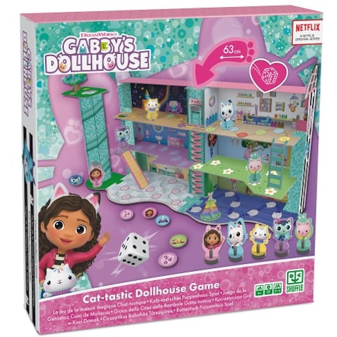FSCGabby¿s Dollhouse - das katz-tastische Puppenhaus-3D Brettspiel - 