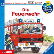 Cover-Bild zum Titel 'Die Feuerwehr [Wieso? Weshalb? Warum? JUNIOR Folge 2]' von 'Katja Reider'