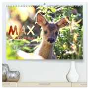 Cover-Bild zum Titel 'Max, der kleine Rehbock (hochwertiger Premium Wandkalender 2026 DIN A2 quer), Kunstdruck in Hochglanz' von 'Sabine Löwer'