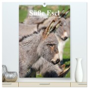 Cover-Bild zum Titel 'Süße Esel. Langohren zum Verlieben (hochwertiger Premium Wandkalender 2026 DIN A2 hoch), Kunstdruck in Hochglanz' von 'Elisabeth Stanzer'
