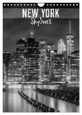 NEW YORK Skylines (Wandkalender 2025 DIN A4 hoch), CALVENDO Monatskalender - Melanie Viola