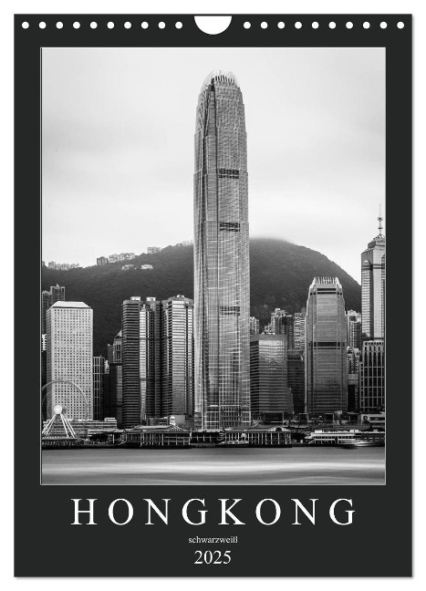Hongkong schwarzweiß (Wandkalender 2025 DIN A4 hoch), CALVENDO Monatskalender - Sebastian Rost