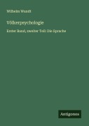 Cover-Bild zum Titel 'Völkerpsychologie' von 'Wilhelm Wundt'