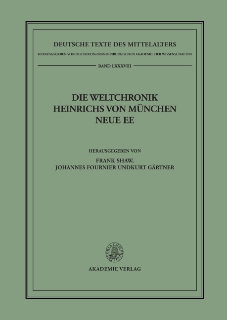 Die Weltchronik Heinrichs von München. Neue Ee - 