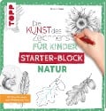 Cover-Bild zum Titel 'Die Kunst des Zeichnens für Kinder Starter-Block - Natur' von 'Gecko Keck'