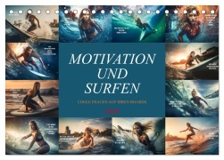 Cover-Bild zum Titel 'Motivation und Surfen (Tischkalender 2026 DIN A5 quer), CALVENDO Monatskalender' von 'Dirk Meutzner'