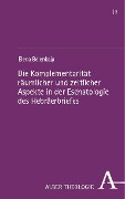 Cover-Bild zum Titel 'Die Komplementarität räumlicher und zeitlicher Aspekte in der Eschatologie des Hebräerbriefes' von 'Elena Belenkaja'