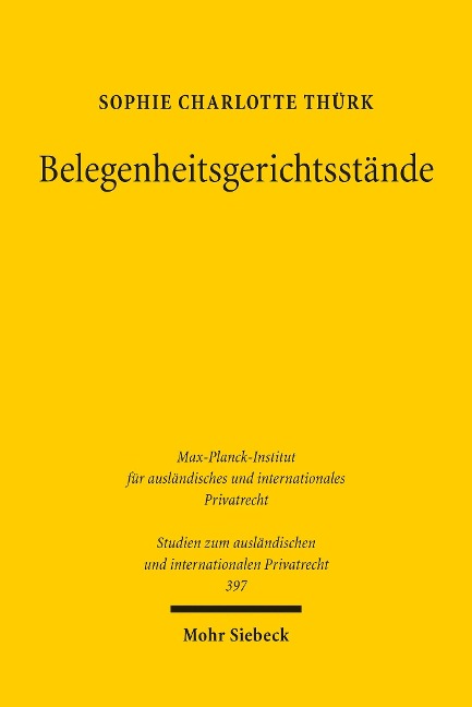 Belegenheitsgerichtsstände - Sophie Charlotte Thürk