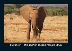 Cover-Bild zum Titel 'Elefanten - Die sanften Riesen Afrikas 2025 Fotokalender DIN A5' von 'Tobias Becker'