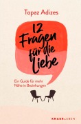 Cover-Bild zum Titel '12 Fragen für die Liebe' von 'Topaz Adizes'