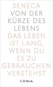 Cover-Bild zum Titel 'Von der Kürze des Lebens' von 'Seneca'