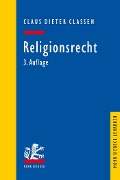 Cover-Bild zum Titel 'Religionsrecht' von 'Claus Dieter Classen'