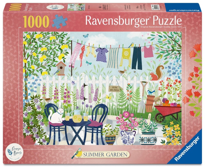 Erwachsenenpuzzle 1000 Teile - Sommergarten - 