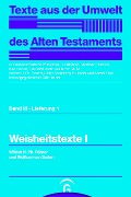 Cover-Bild zum Titel 'Weisheitstexte I' von 'Willem H. Ph. Römer, Wolfram Von Soden'