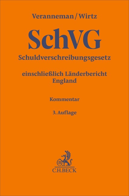 Schuldverschreibungsgesetz. SchVG - 