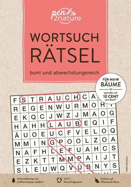 Wortsuchrätsel . bunt und abwechslungsreich - 