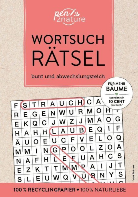Wortsuchrätsel . bunt und abwechslungsreich - Pen2nature