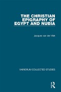Cover-Bild zum Titel 'The Christian Epigraphy of Egypt and Nubia' von 'Jacques van der Vliet'