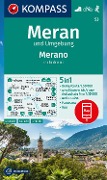 KOMPASS Wanderkarte 53 Meran und Umgebung / Merano e dintorni 1:50.000 - 