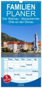 Cover-Bild zum Titel 'Familienplaner 2026 - Die Wachau - Bezaubernde Orte an der Donau mit 5 Spalten (Wandkalender, 21 x 45 cm) CALVENDO' von 'LianeM LianeM'