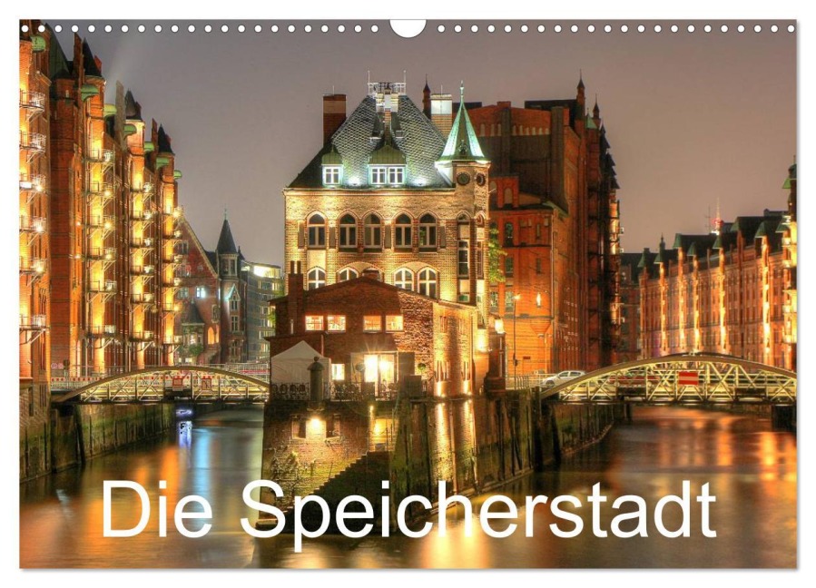 Die Speicherstadt (Wandkalender 2025 DIN A3 quer), CALVENDO Monatskalender - Joachim Hasche