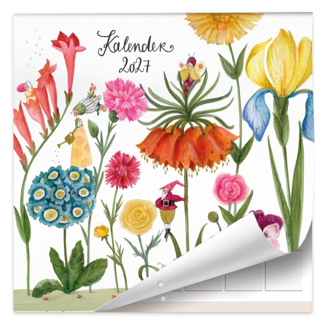 Broschürenkalender Blumen 2027 - Silke Leffler