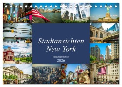 Cover-Bild zum Titel 'Stadtansichten New York (Tischkalender 2026 DIN A5 quer), CALVENDO Monatskalender' von 'Dirk Meutzner'
